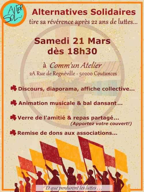 Alternatives solidaires tire sa révérence